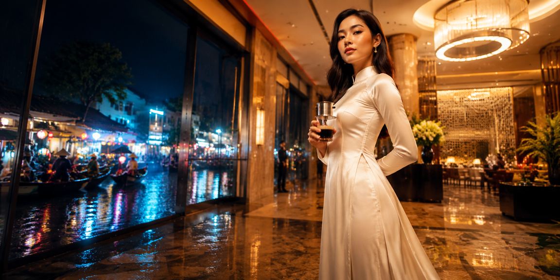 Người dùng kiểm tra tài khoản và ưu đãi VIP tại quán cà phê Cần Thơ