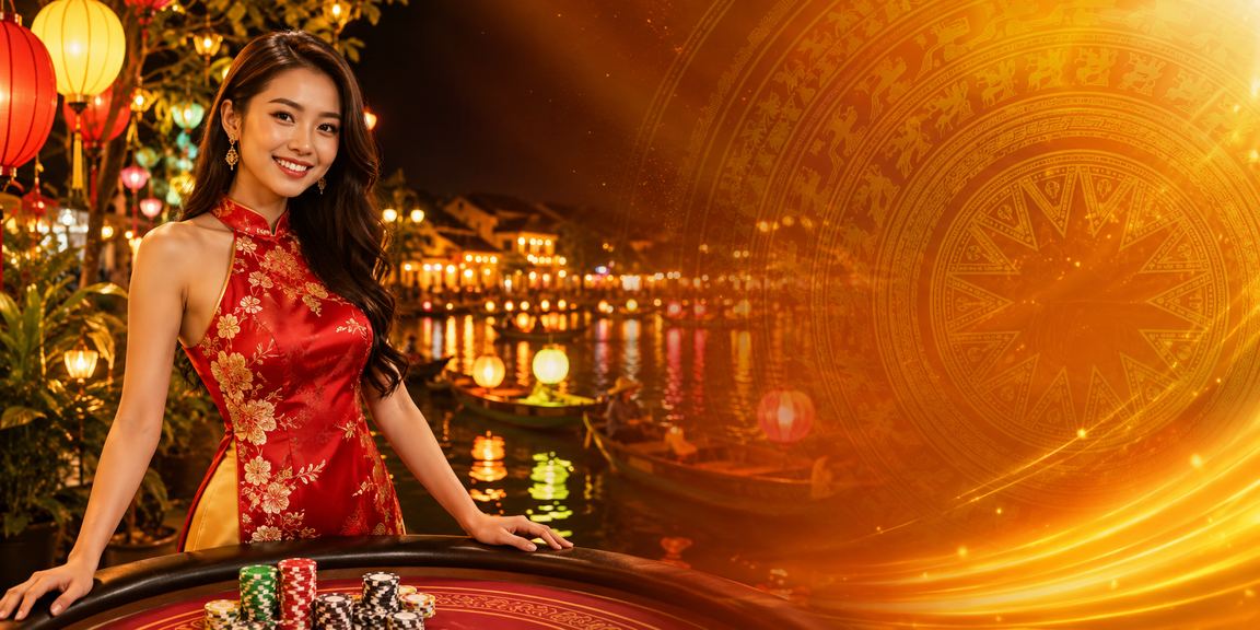 Bàn cược sôi động tại sảnh casino sang trọng ở Việt Nam